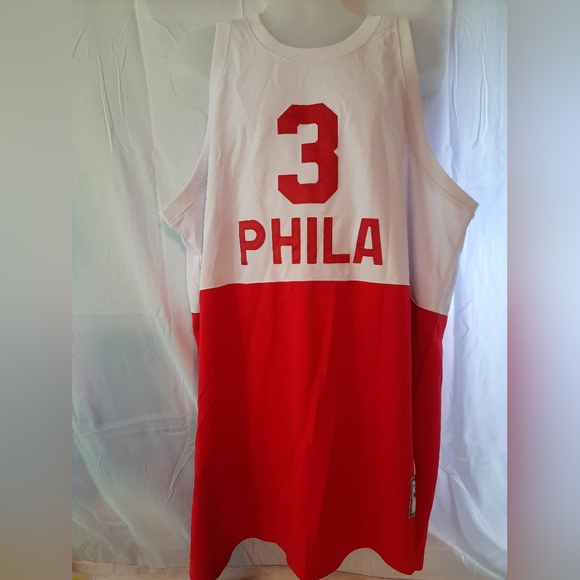 Allen Iverson #3 Phila 76ers NBA Mitchell & Ness Jersey Mens Size 52 2XL XXL - Picture 1 of 5